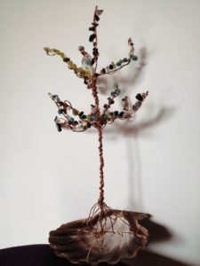 Arbre de vie en posé sur coquillage